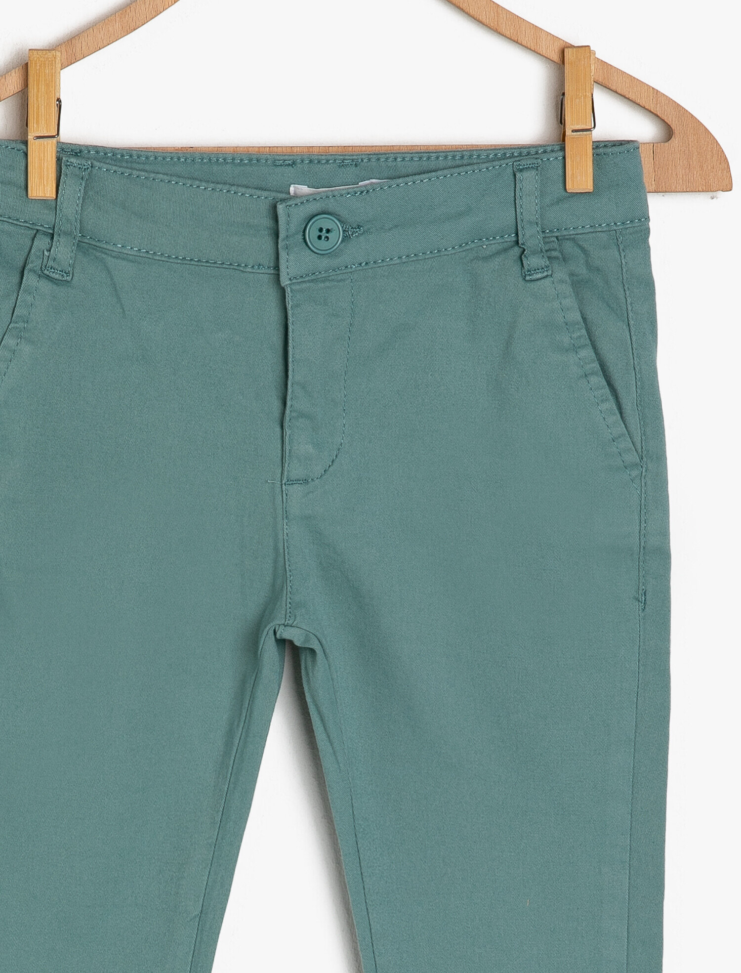 Erkek Çocuk Chino Basic Pantolon Pamuklu Cepli