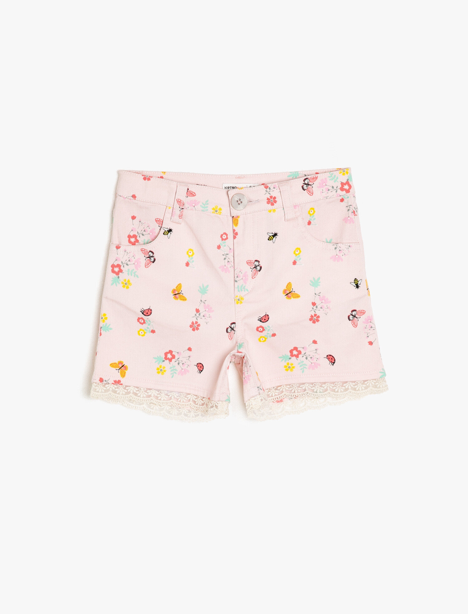  Kız Çocuk Baskılı Şort