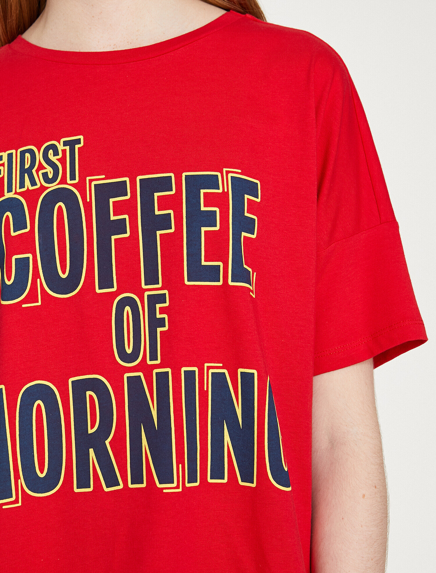   Yazılı Baskılı Tişört