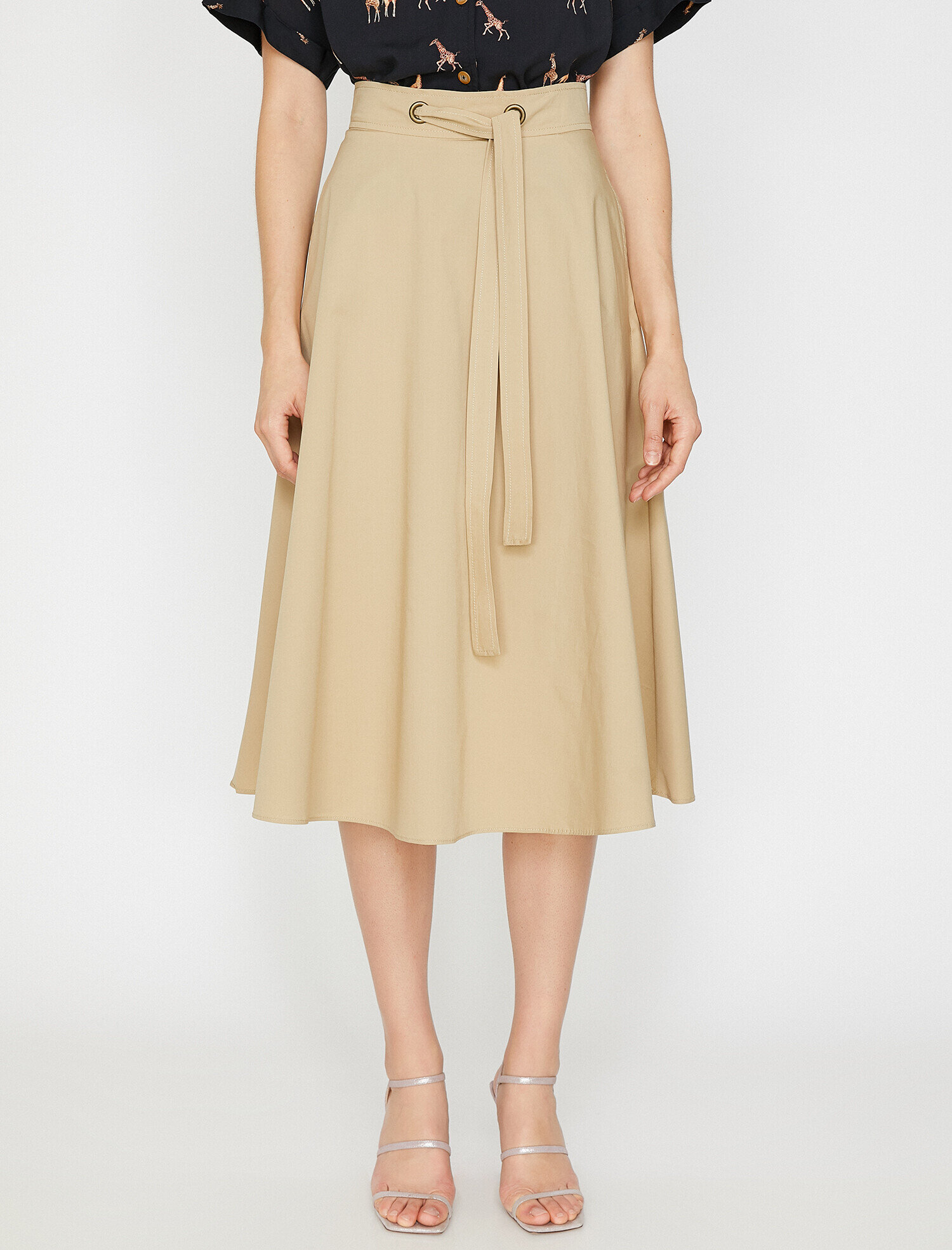   Skirtly Yours Styled by Melis Ağazat - Beli Bağlamalı Etek