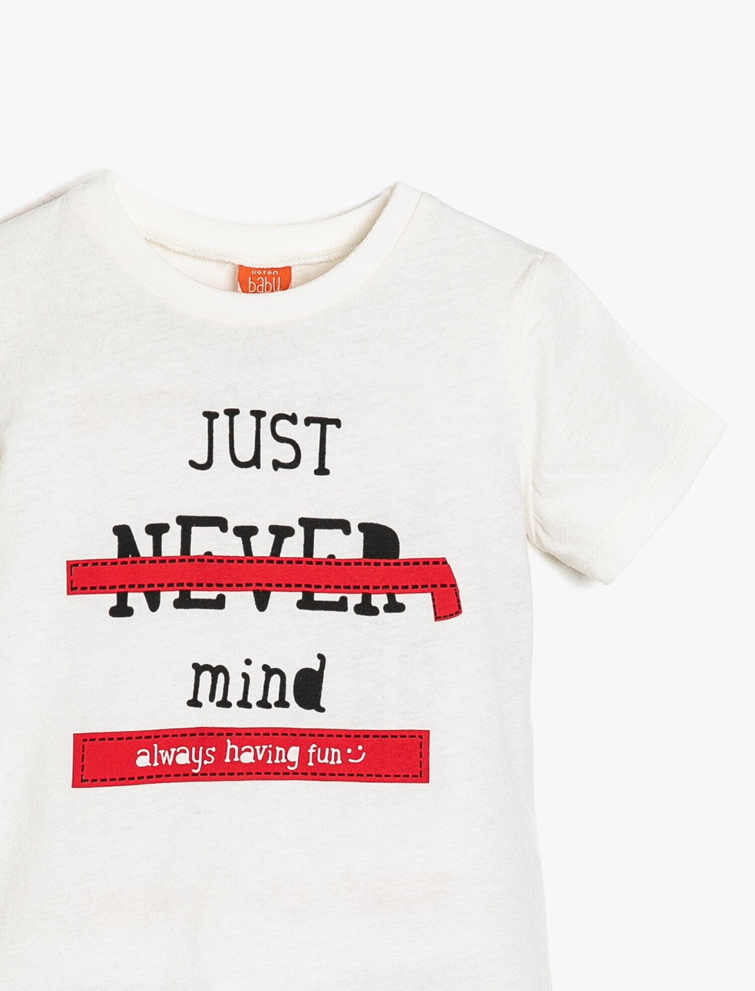  Erkek Bebek Baskılı Tişört Kısa Kollu