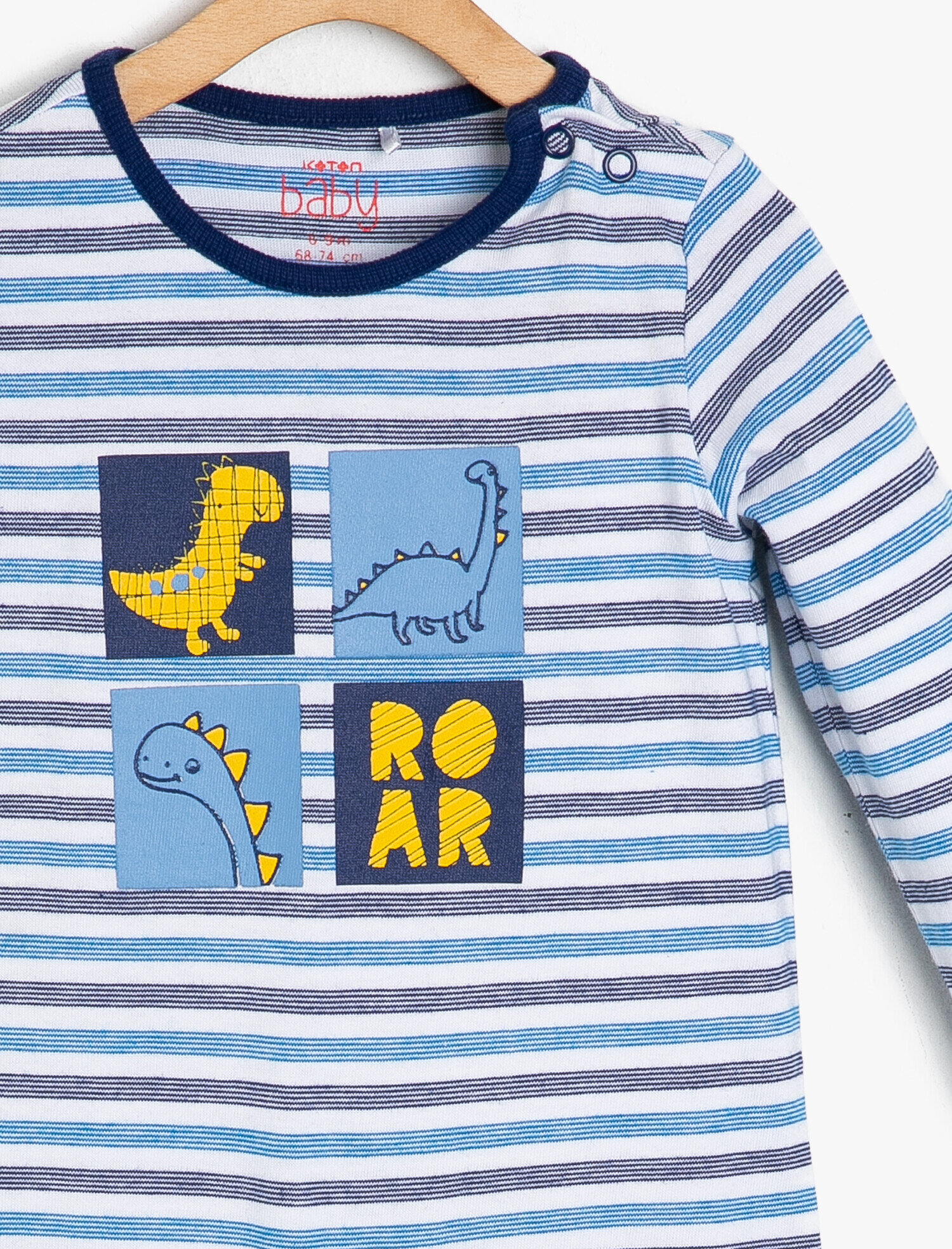  Erkek Bebek Baskılı Tulum