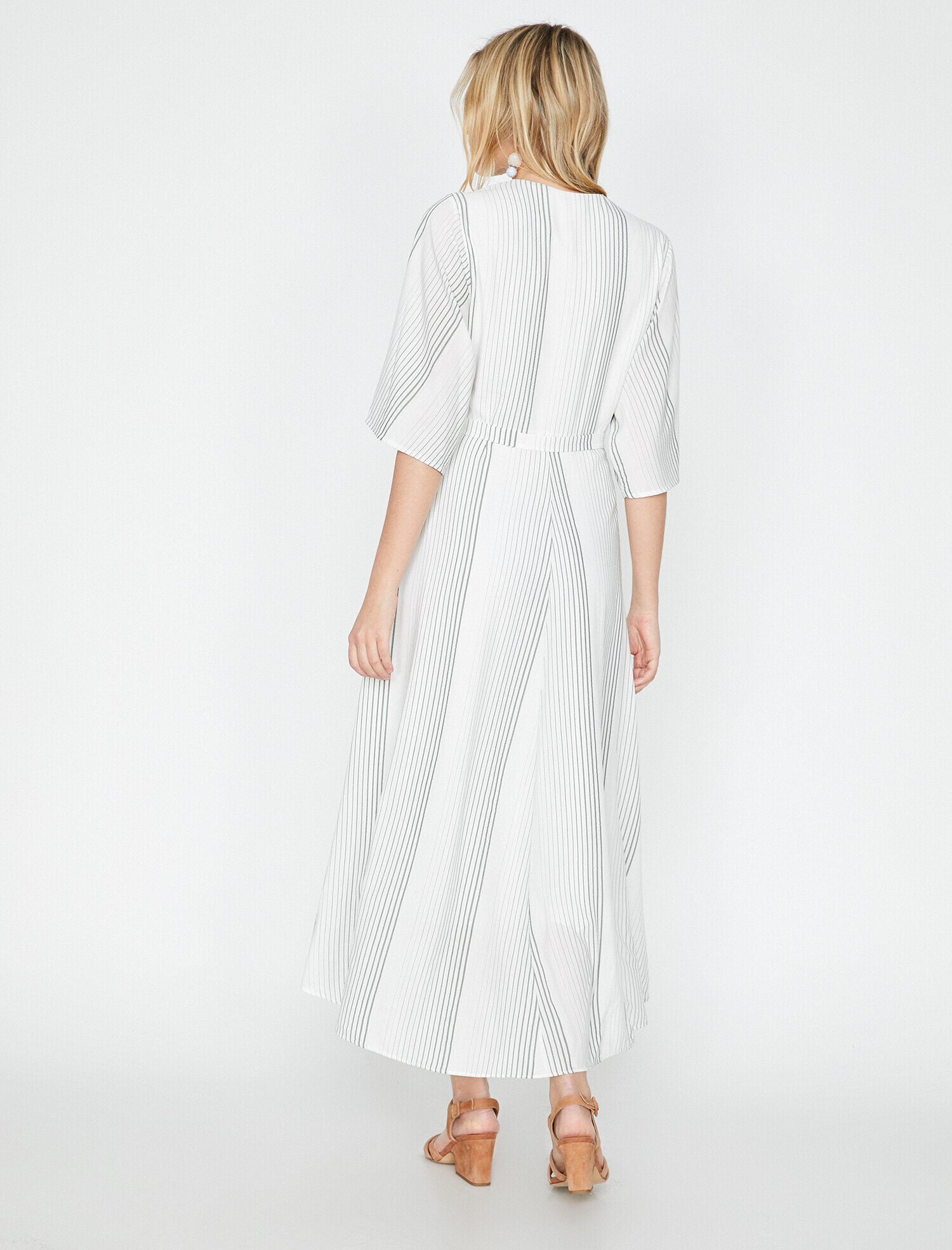   Beli Bağlamalı Elbise