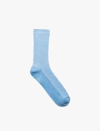 Simli Soket Çorap