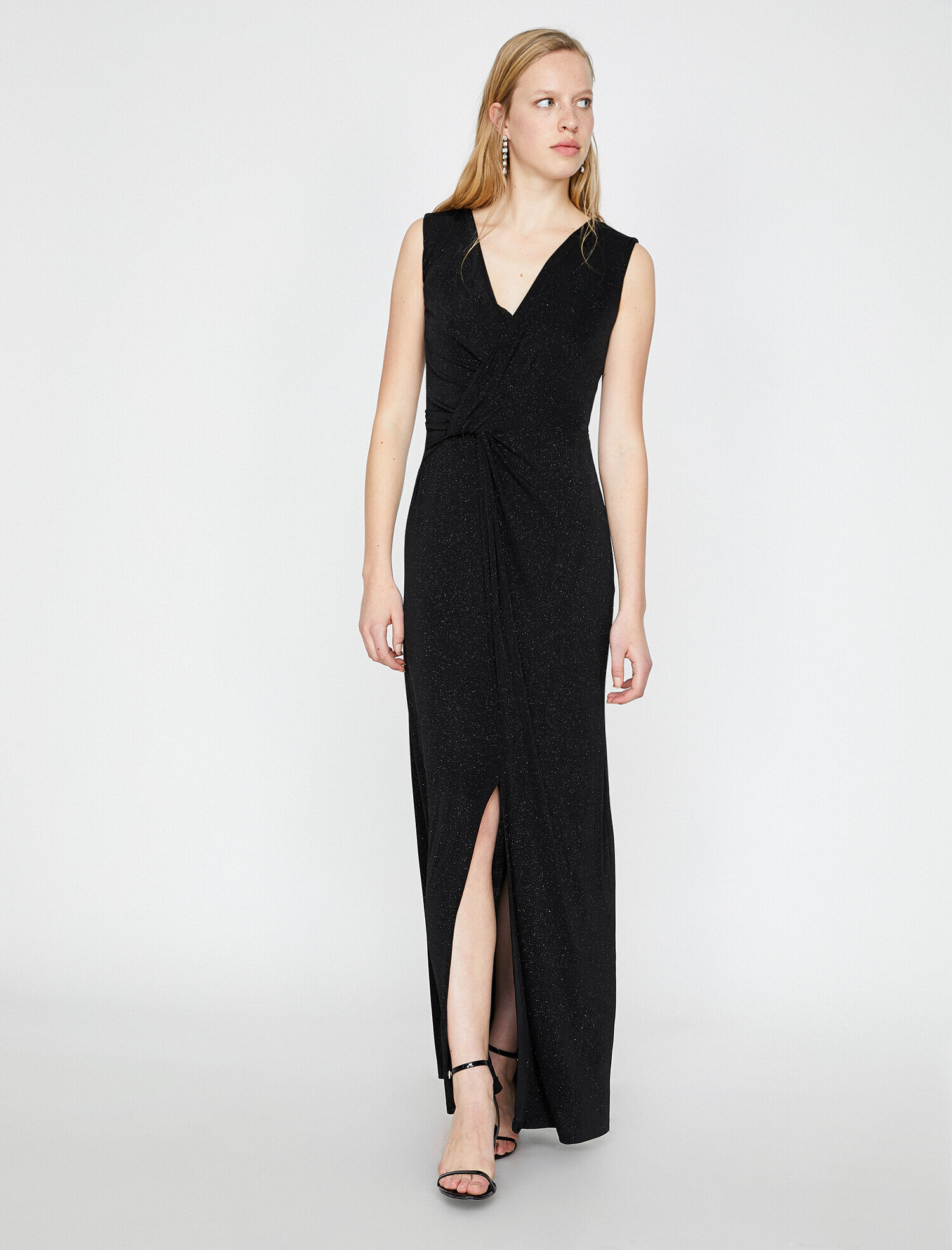   Sim Detaylı Abiye Elbise