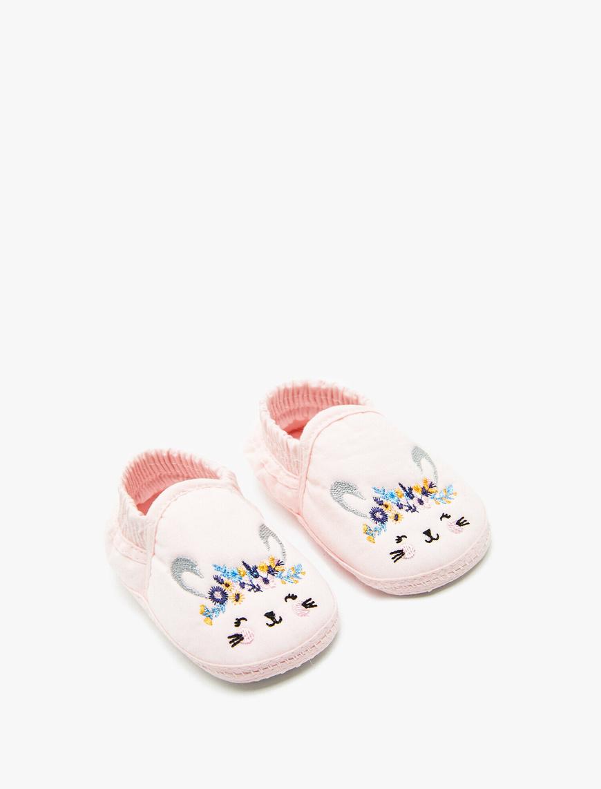  Kız Bebek Bağcıksız Ayakkabı