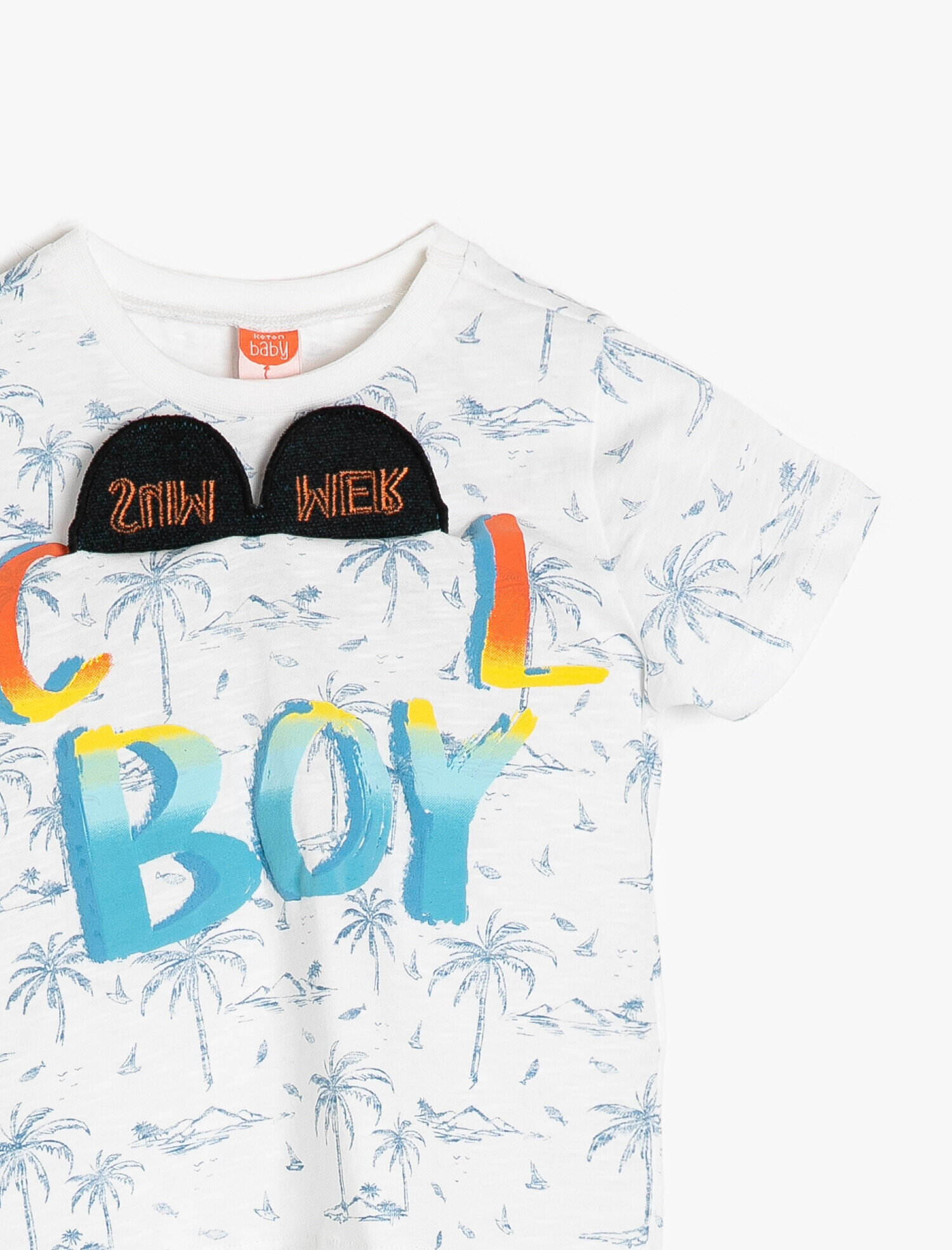  Erkek Bebek Desenli Tişört