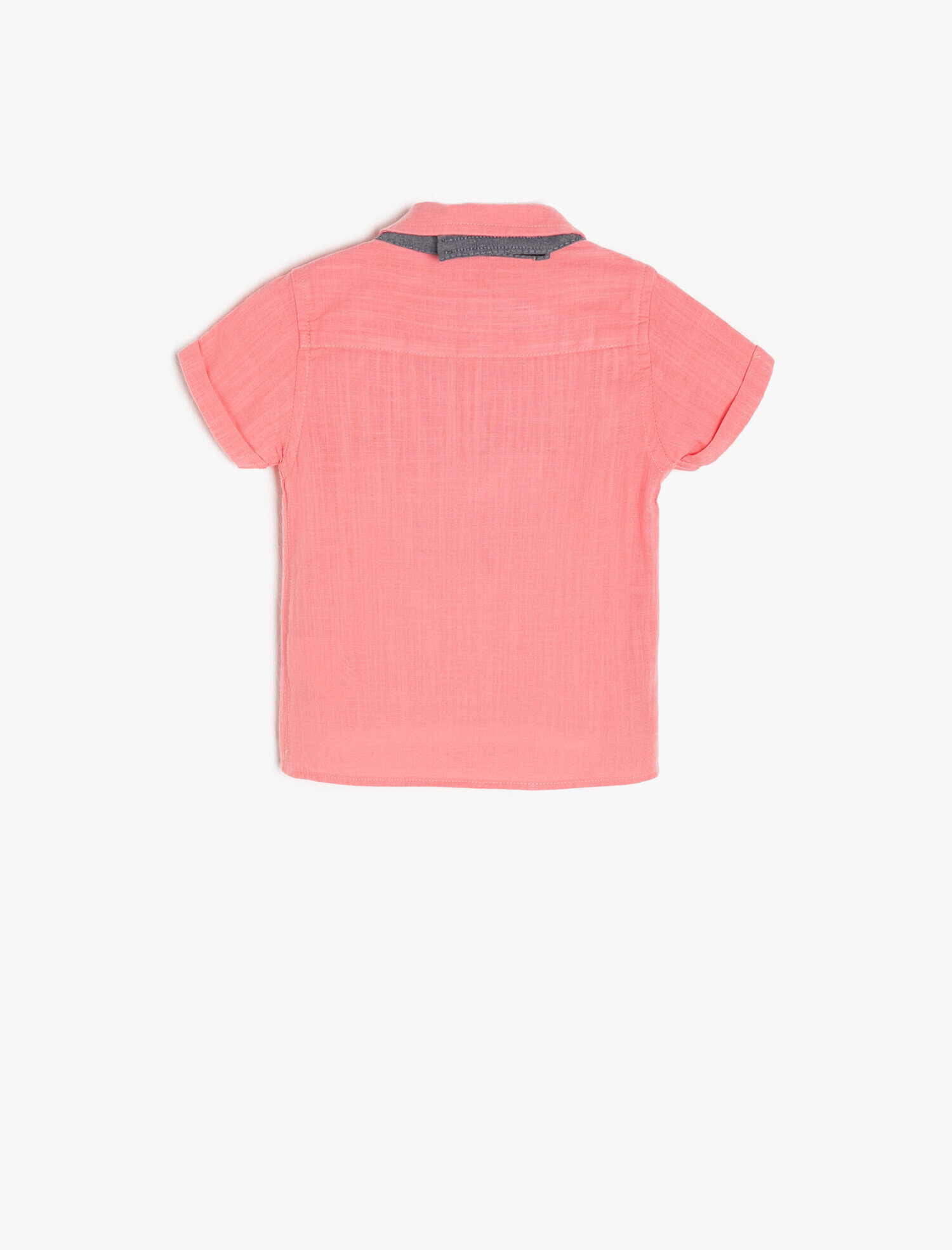  Erkek Bebek Papyon Detaylı Gömlek