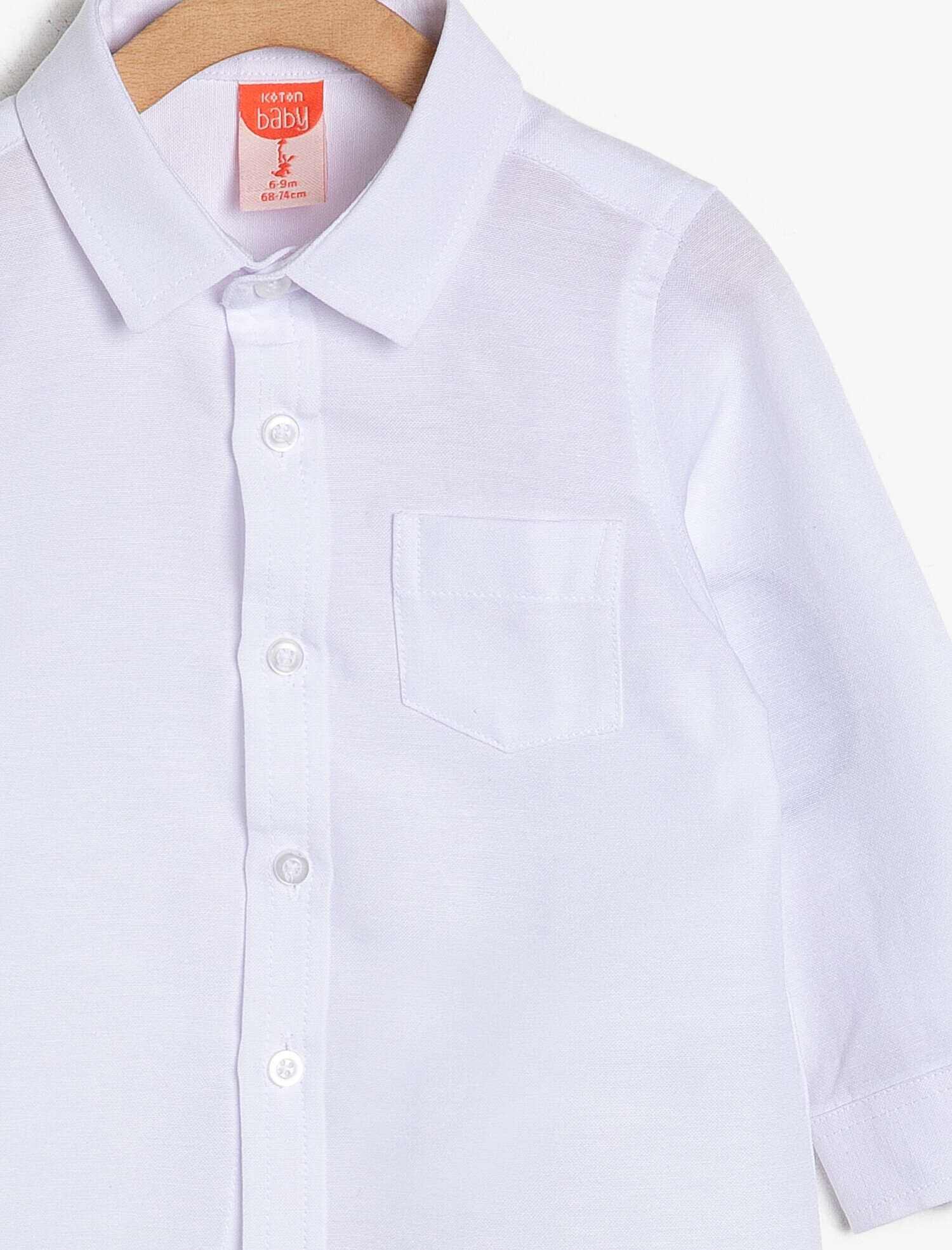  Erkek Bebek Cep Detaylı Gömlek