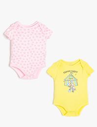 2'li Baskılı Çıtçıtlı Body Seti