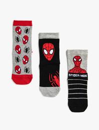 Spiderman Lisanslı Çorap Seti