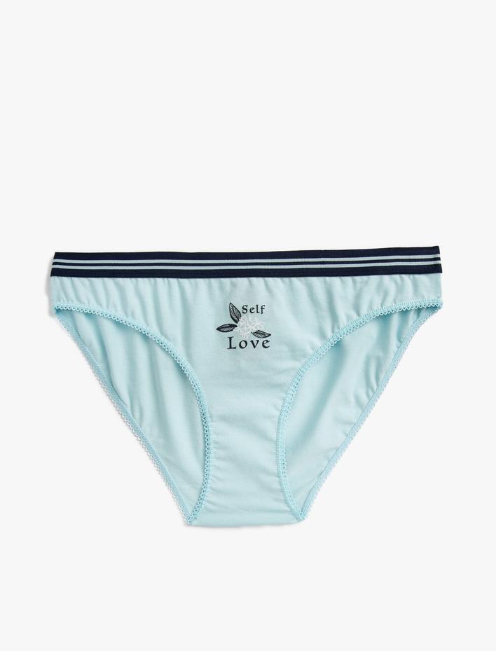  Baskılı Basic Brief Külot