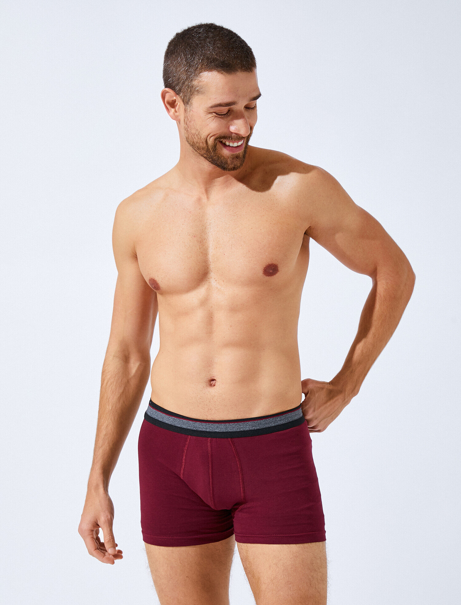 Pamuklu Basic Boxer Seti 3'lü