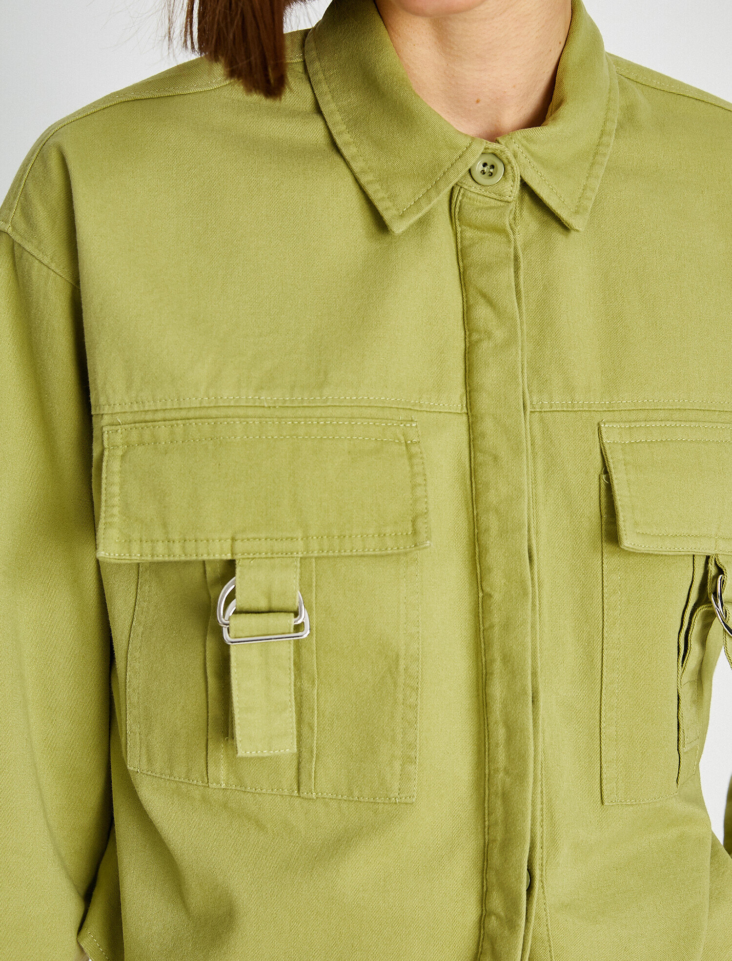   Cepli Uzun Kollu Gömlek