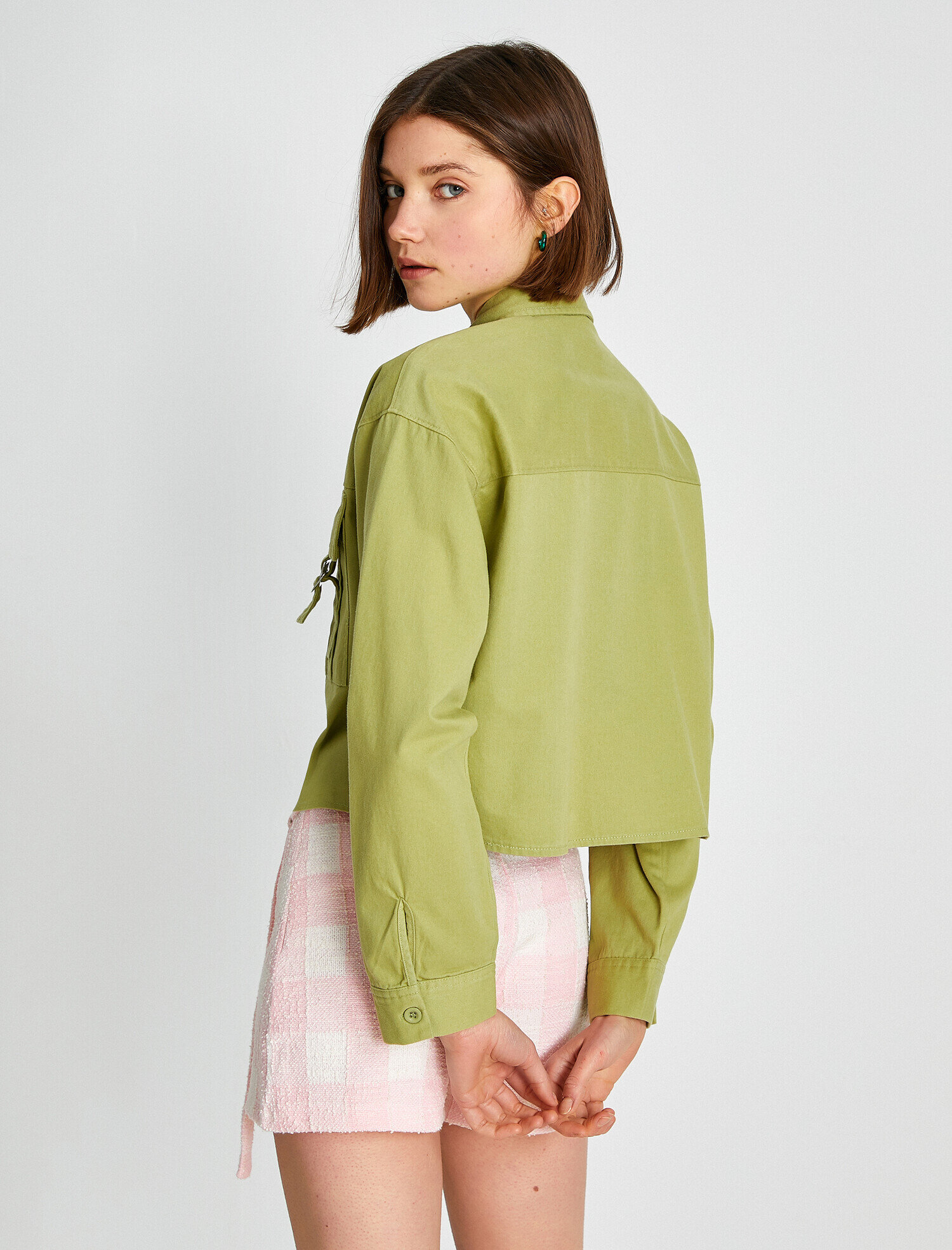   Cepli Uzun Kollu Gömlek