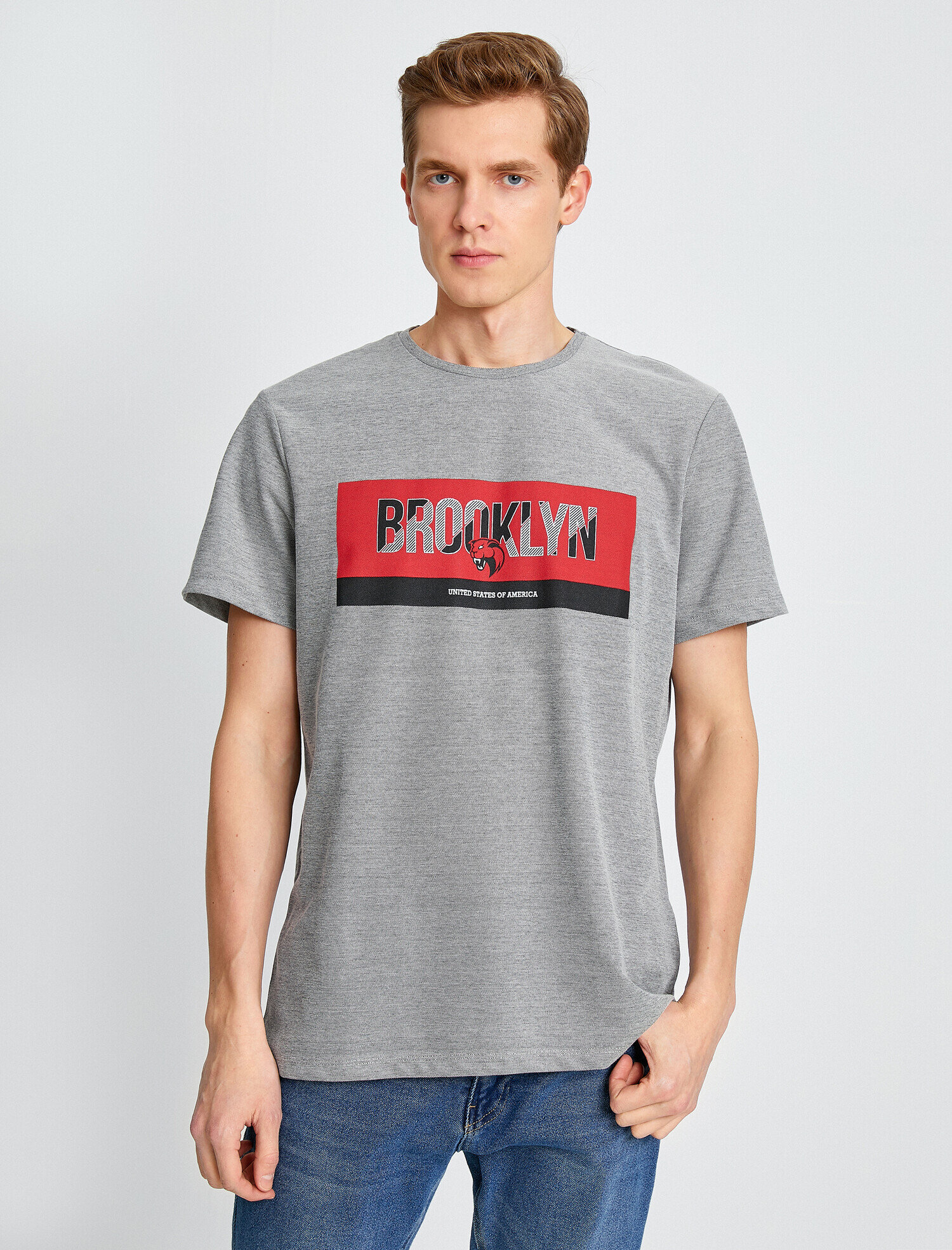   Brooklyn Baskılı Tişört