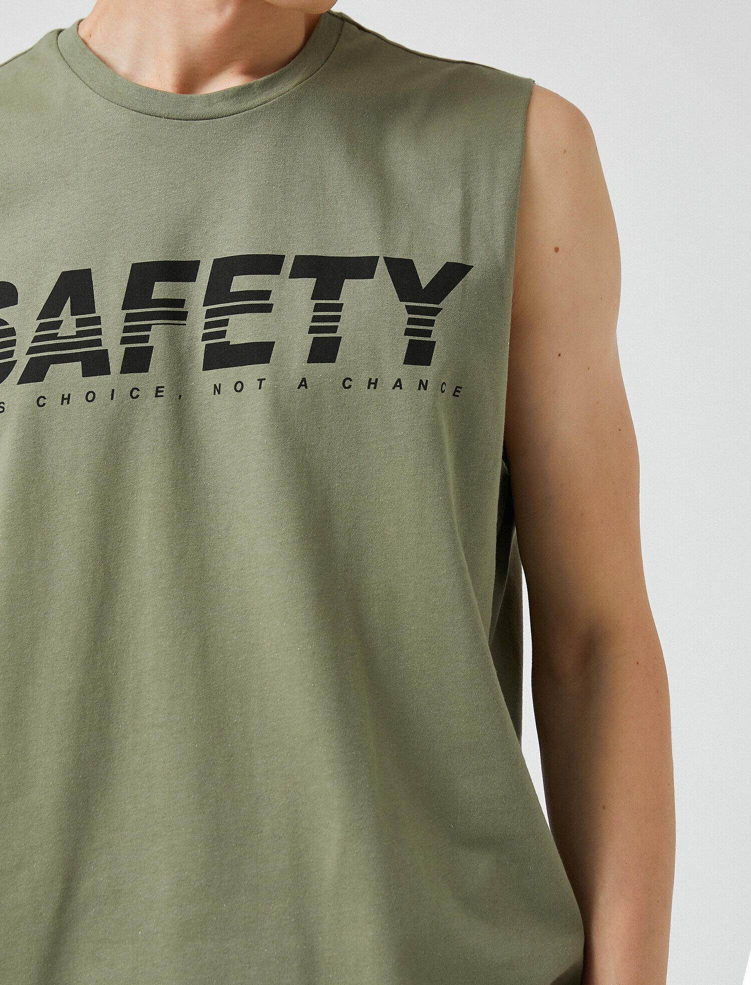   Baskılı Sıfır Kol Atlet