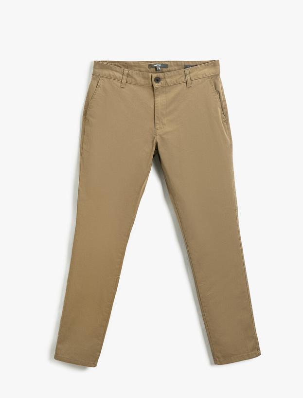  Basic Slim Fit Chino Pantolon