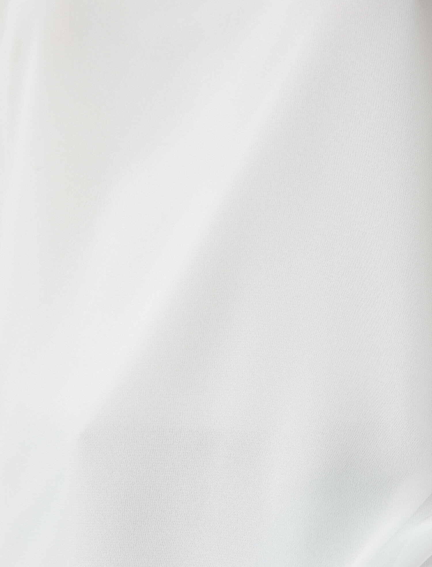   Uzun Kollu Tül Detaylı Bluz