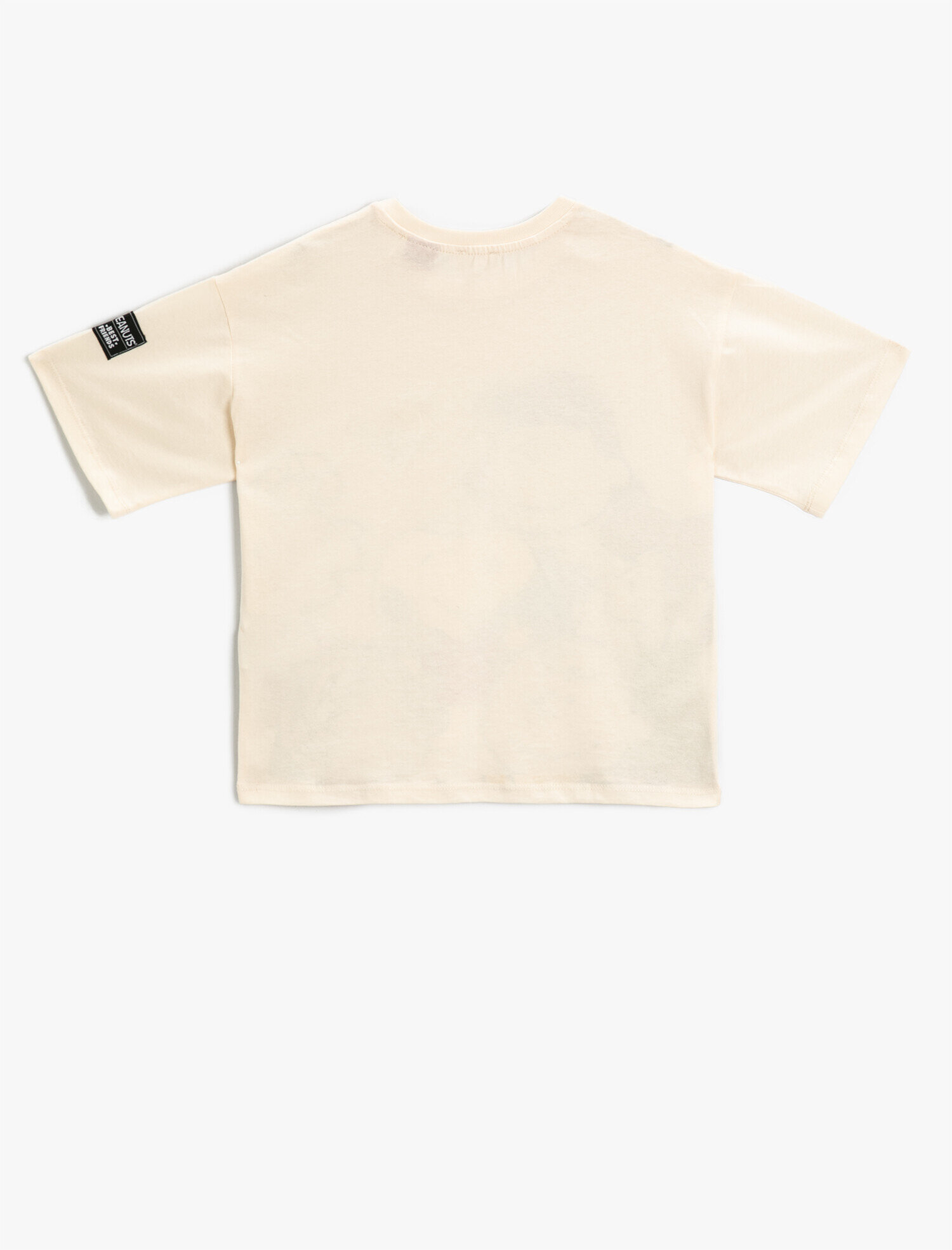  Kız Çocuk Snoopy Baskılı Tişört Lisanslı Kısa Kollu Pamuklu