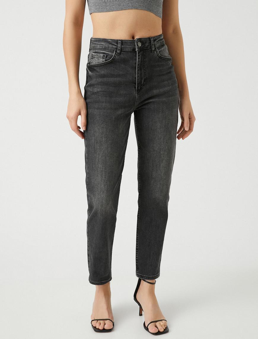   Slim Straight Fit Kot Pantolon - Eve Slim Jean