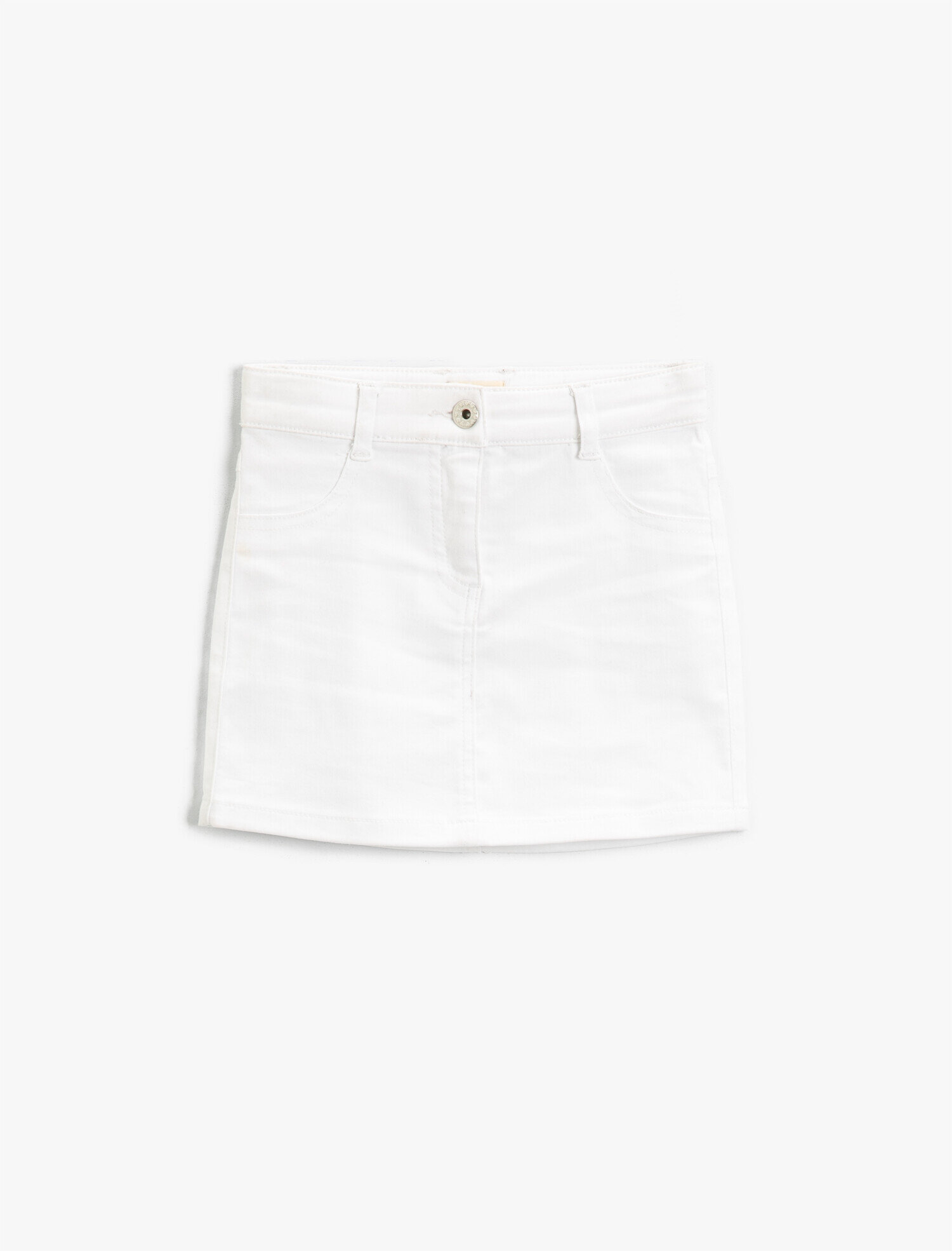  Kız Çocuk Basic Mini Etek Pamuklu