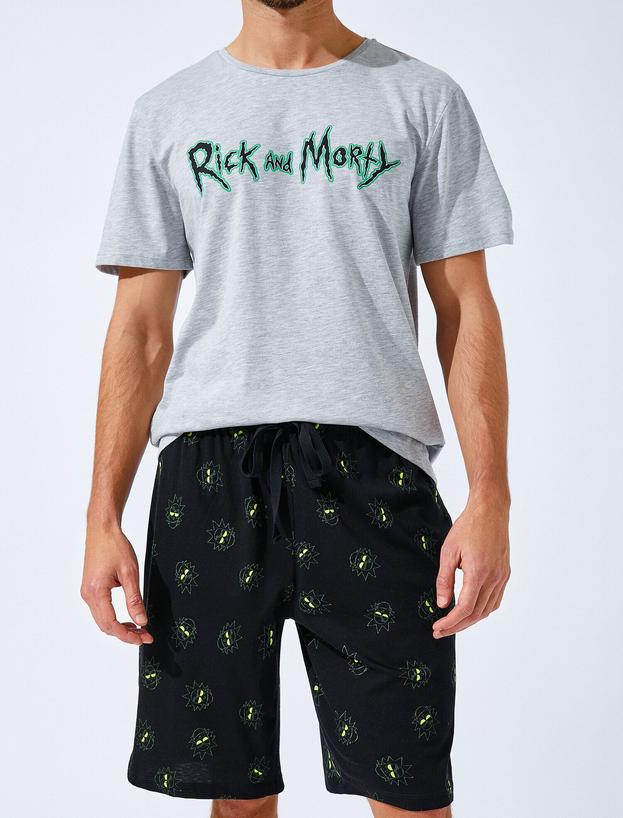  Rick and Morty Baskılı Pijama Set