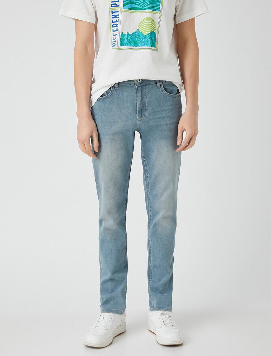   Straight Fit Premium Boru Paça Kot Pantolon - Mark Jean