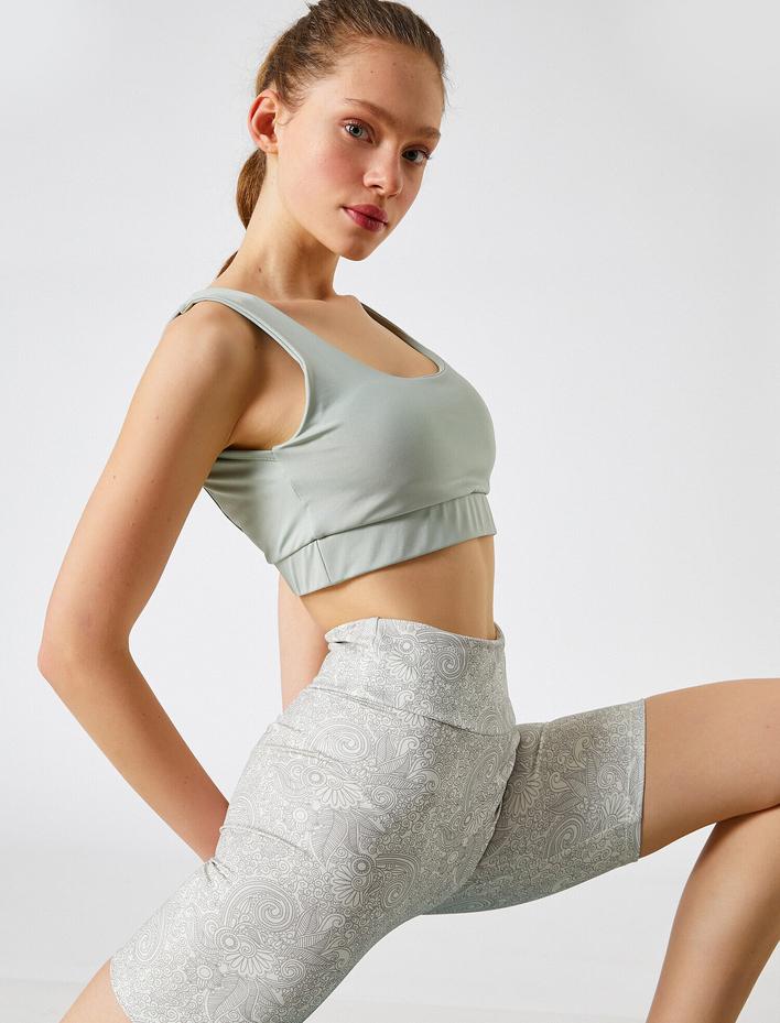  Yüksek Bel Biker Tayt