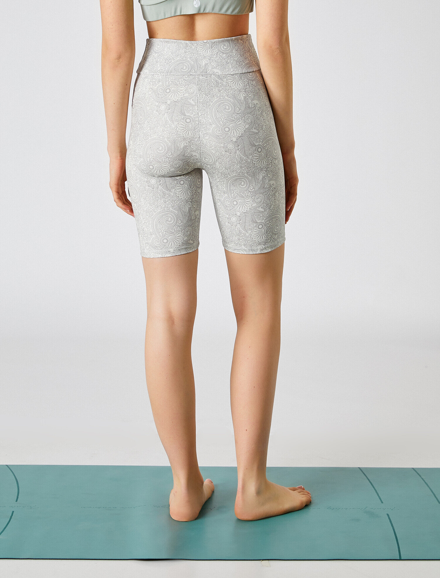   Yüksek Bel Biker Tayt