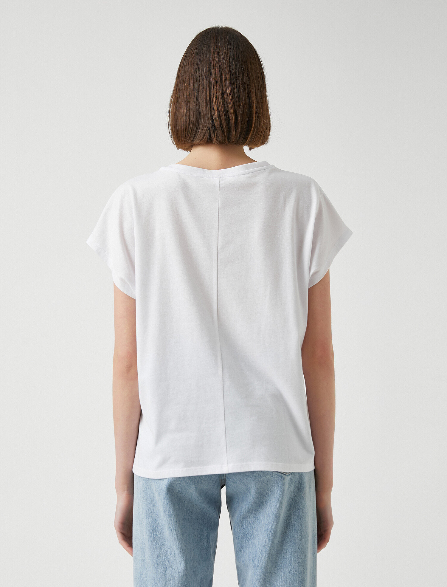   Bisiklet Yaka Kısa Kollu Basic Tişört