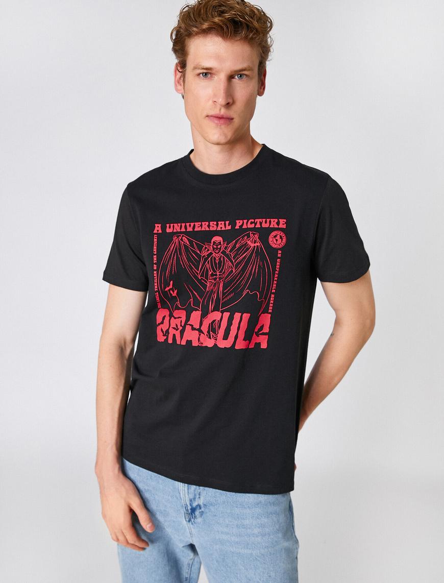   Drakula Tişört Lisanslı Baskılı