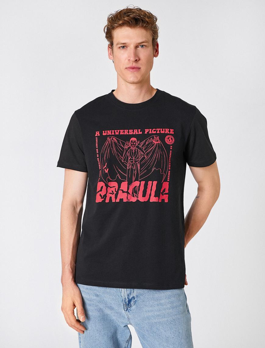   Drakula Tişört Lisanslı Baskılı