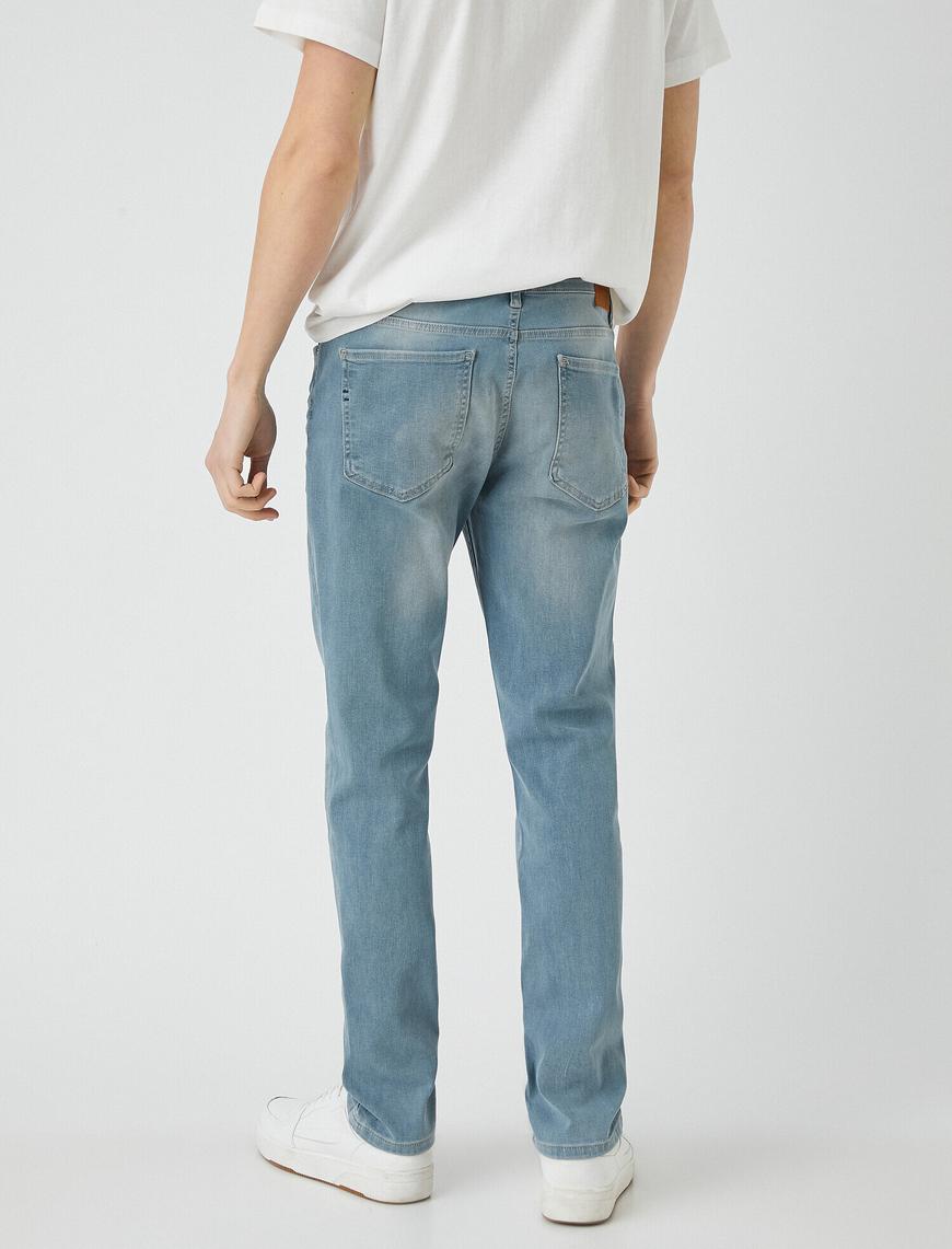   Straight Fit Premium Boru Paça Kot Pantolon - Mark Jean