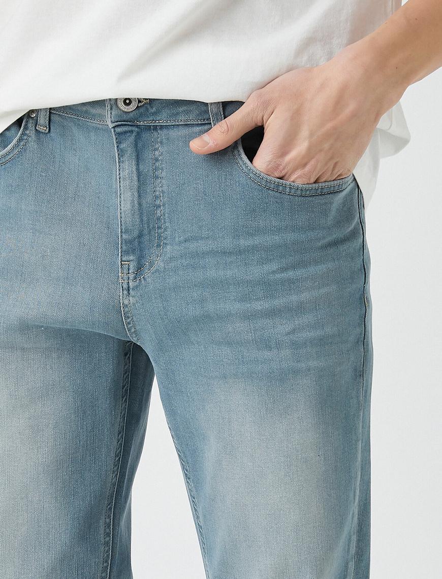   Straight Fit Premium Boru Paça Kot Pantolon - Mark Jean