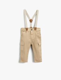 Salopet Kumaş Pantolon Pamuklu