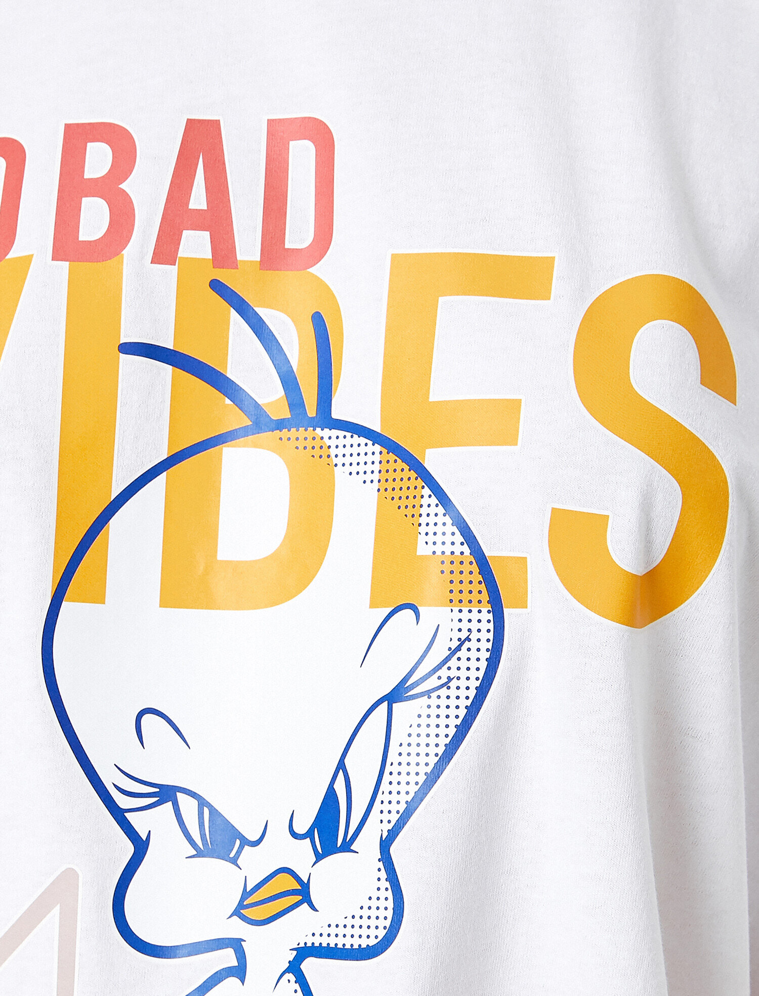   Tweety Baskılı Tişört Lisanslı Kısa Kollu