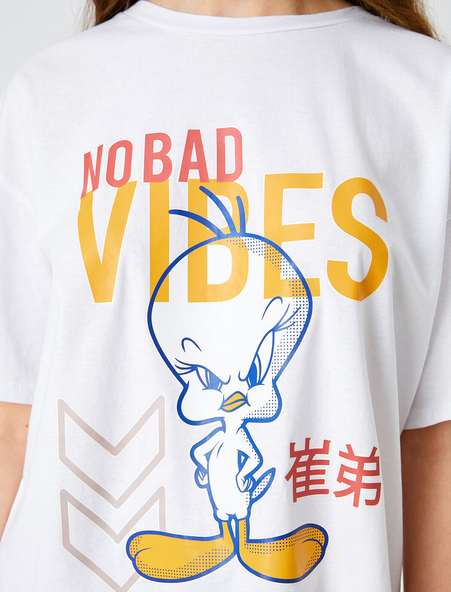   Tweety Baskılı Tişört Lisanslı Kısa Kollu