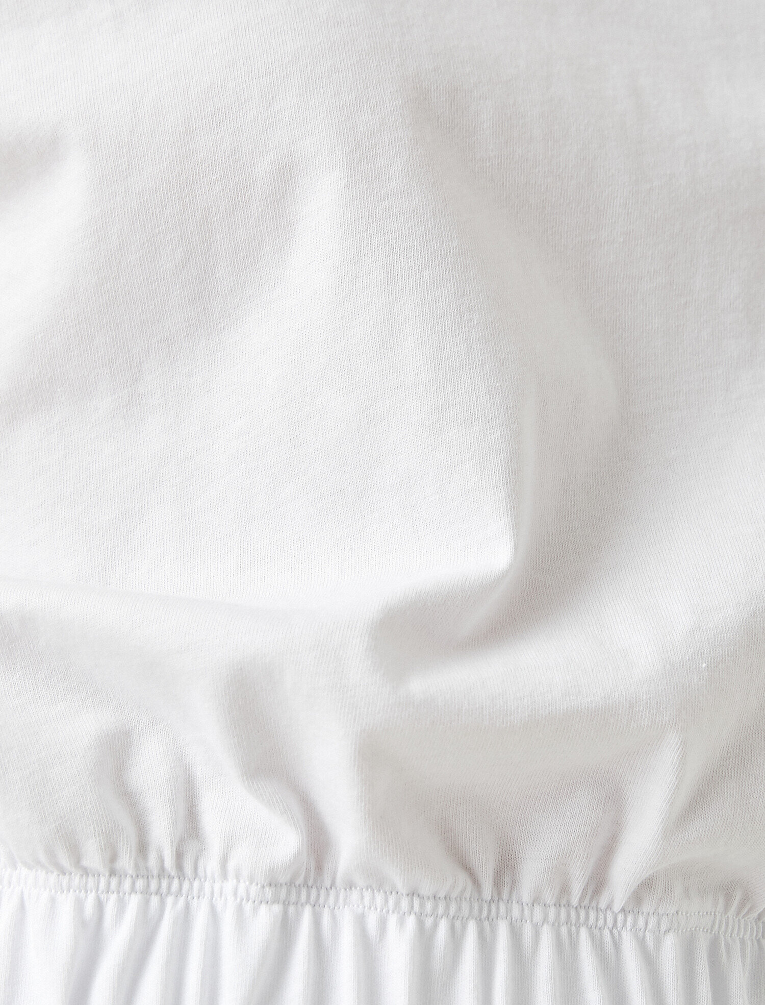   Beli Lastikli Pamuklu Crop Basic Tişört