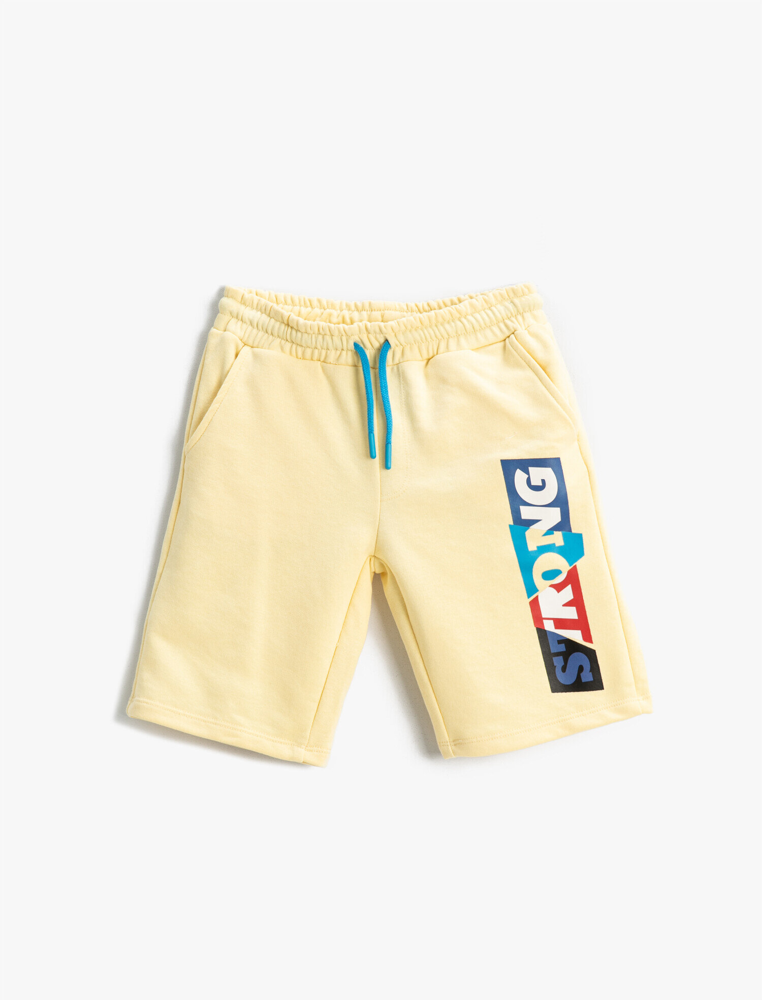  Erkek Çocuk Baskılı Şort Lisanslı Beli Bağlamalı Lastikli