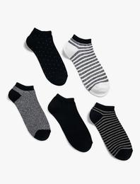 5'li Desenli Çorap Seti