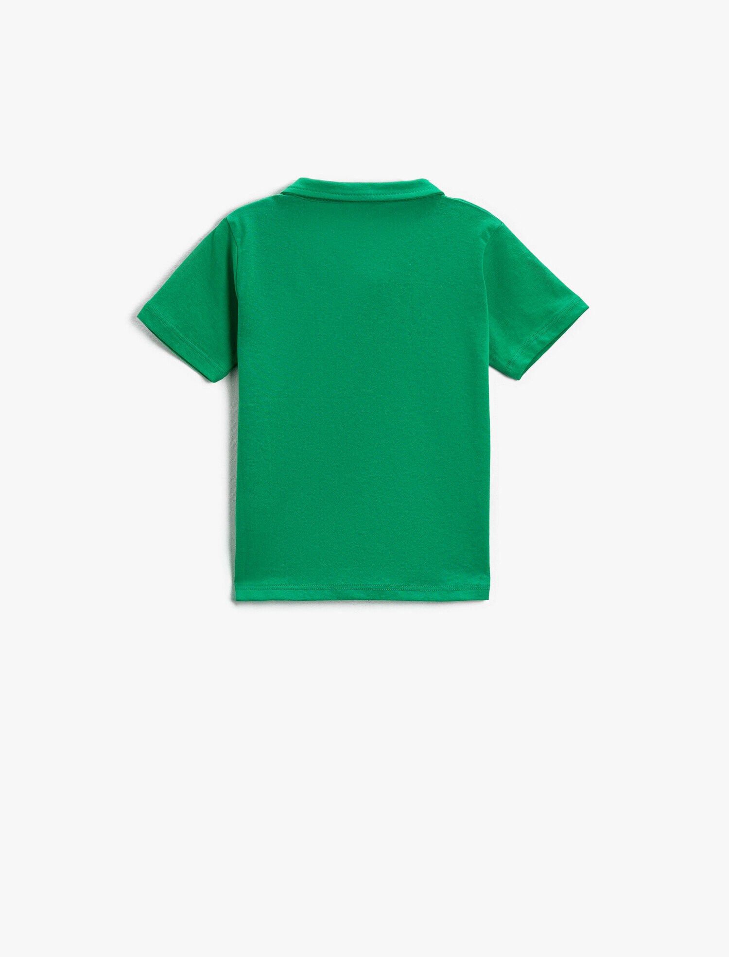  Erkek Bebek Polo Yaka Tişört Kısa Kollu hayvan Baskılı Pamuklu