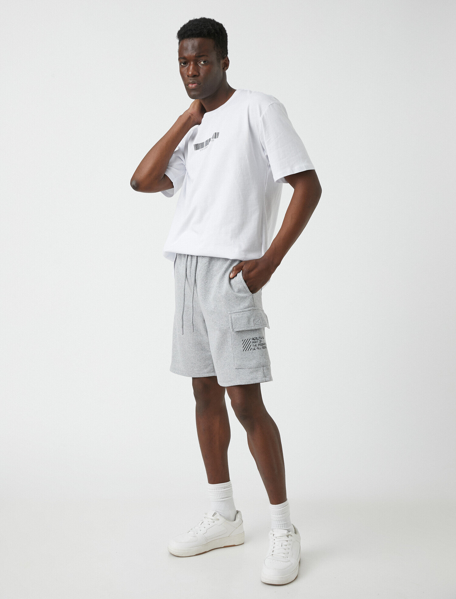   Bağcıklı Kargo Şort