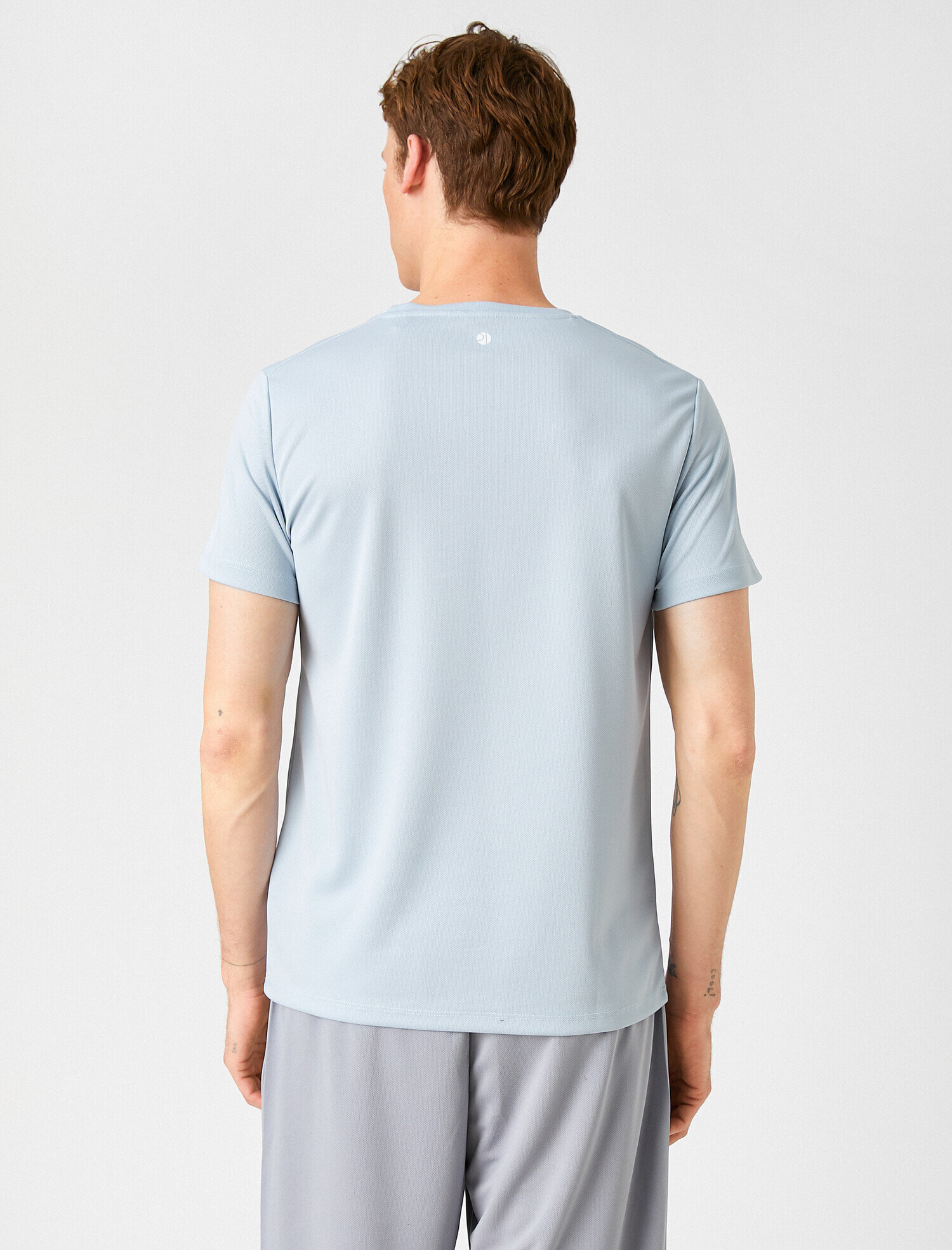   Baskı Detaylı Spor Tişört