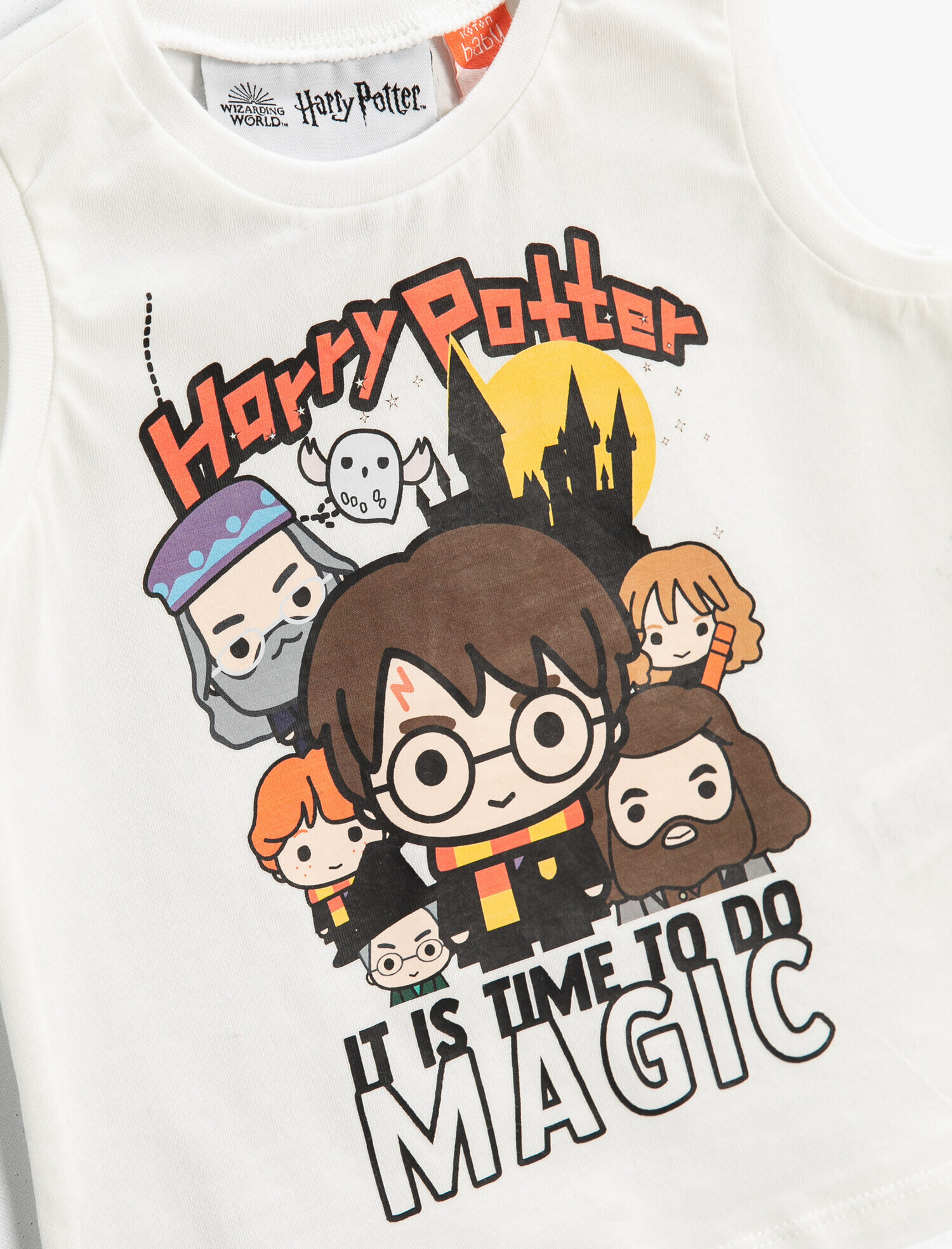  Erkek Bebek Harry Potter Baskılı Atlet Lisanslı Pamuklu