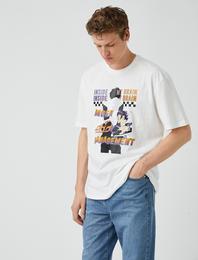 Oversize Anime Baskılı Tişört