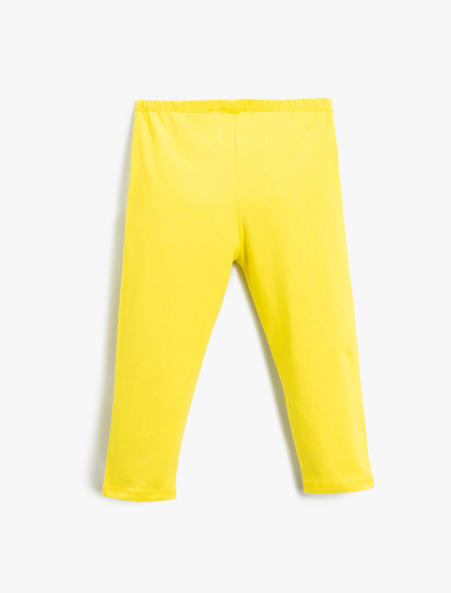  Kız Çocuk Basic Kapri Tayt Pamuklu