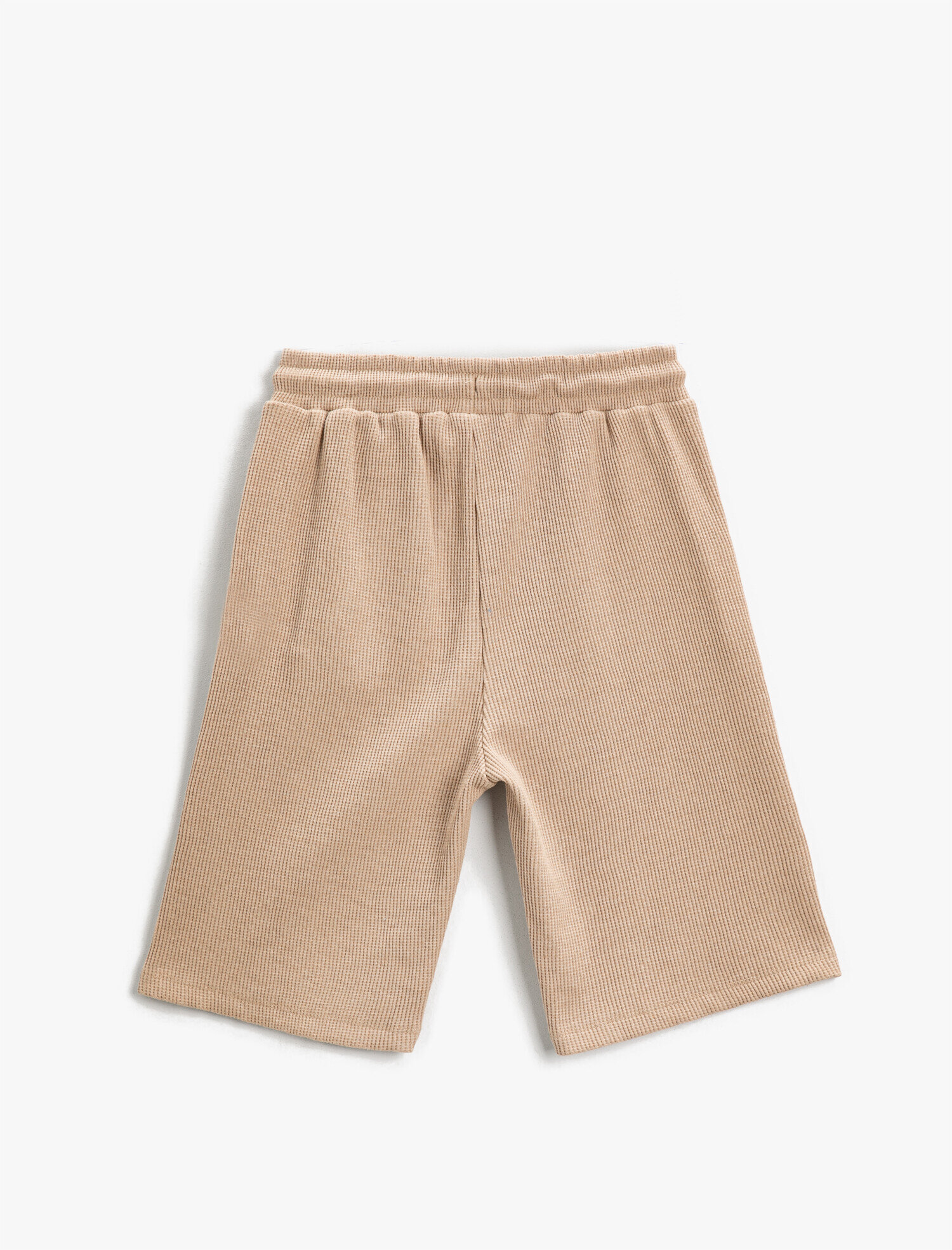  Erkek Çocuk Baskılı Beli Lastikli Şort Diz Üstü Cepli