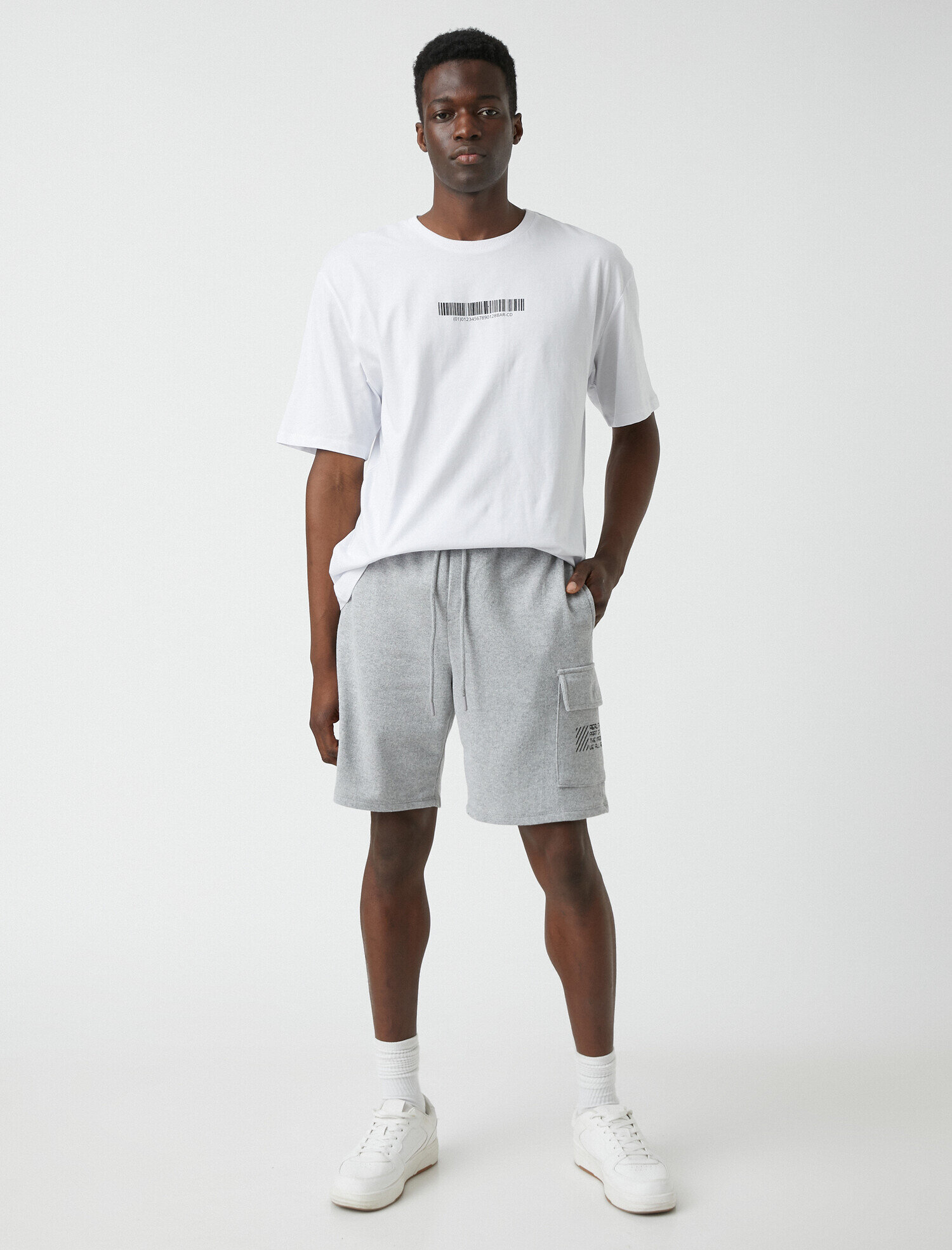   Bağcıklı Kargo Şort