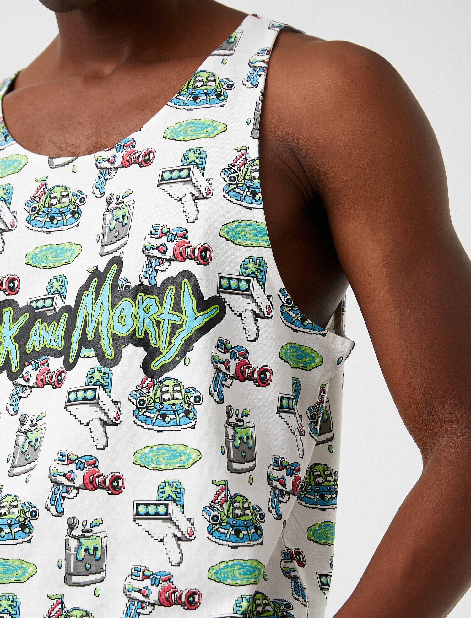   Rick and Morty Kolsuz Tişört Lisanslı Baskılı